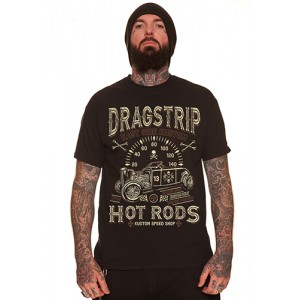 Dragstrip Clothing East Side Kustom Black T`shirt